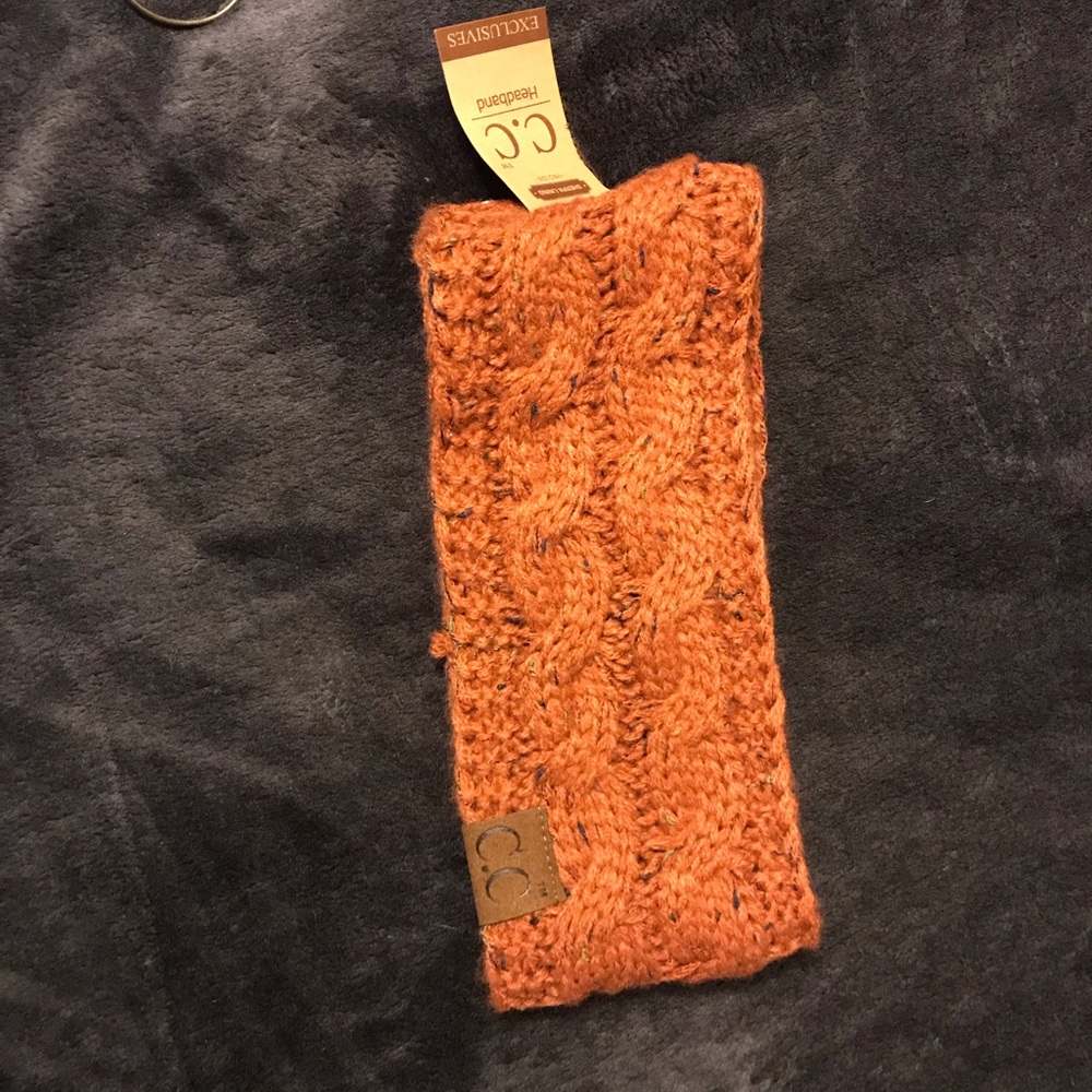 Orange/brownish headband